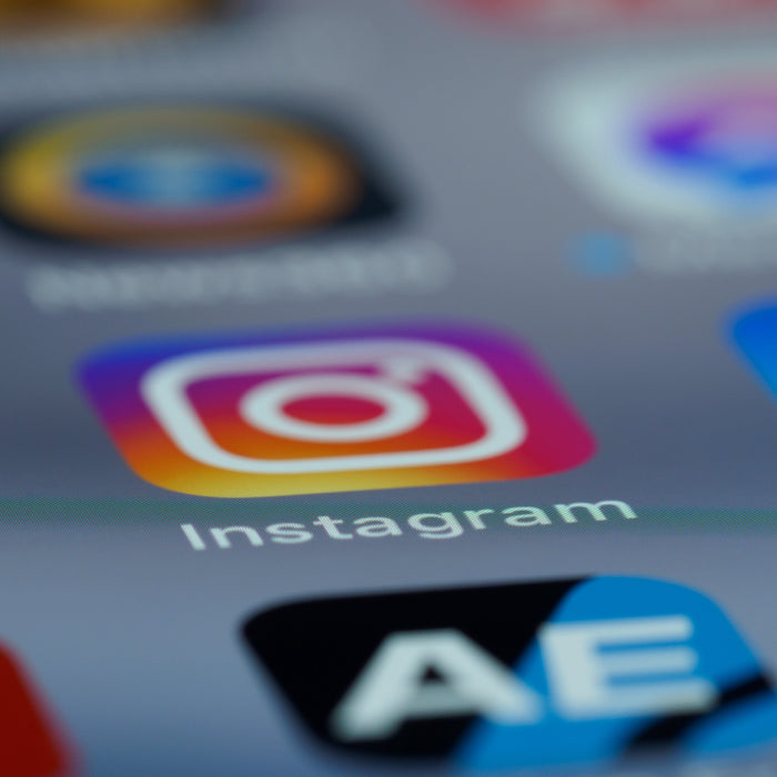Close up of Instagram threads app