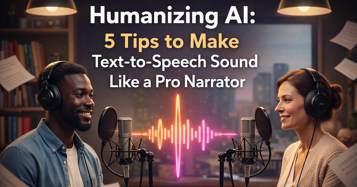 Humanizing AI: 5 Tips to Make Text-to-Speech Sound Like a Pro Narrator
