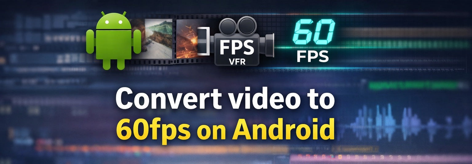 convert video to 60fps on Android