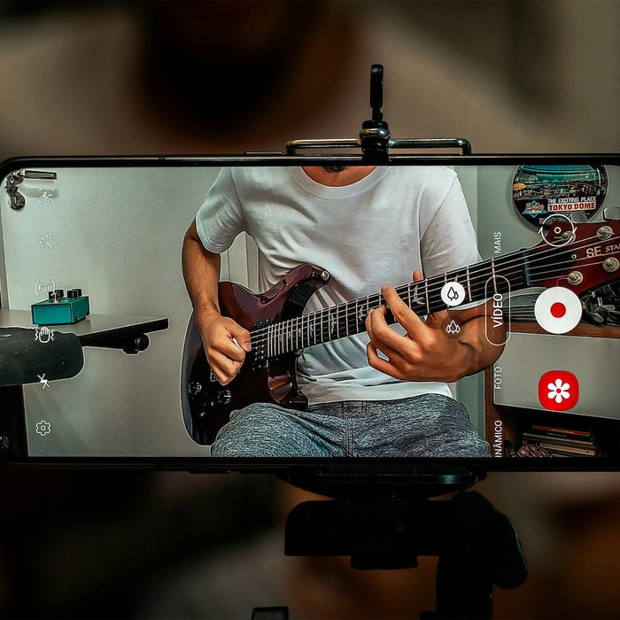 Create Reaction Videos on Android with PicPlayPost and MixCam.  Available on the Play Store.