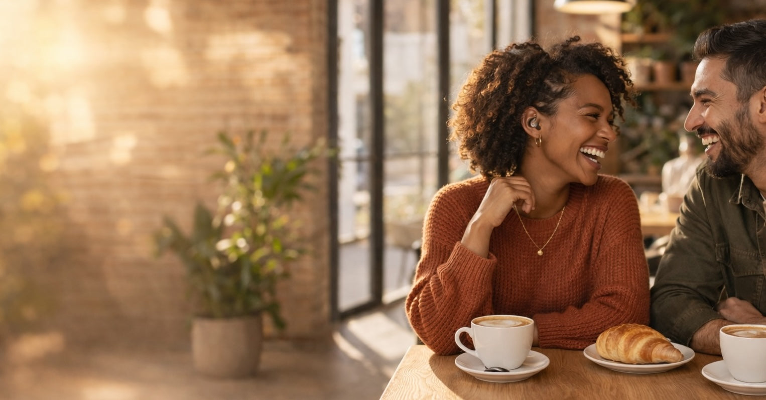 catching up over coffee