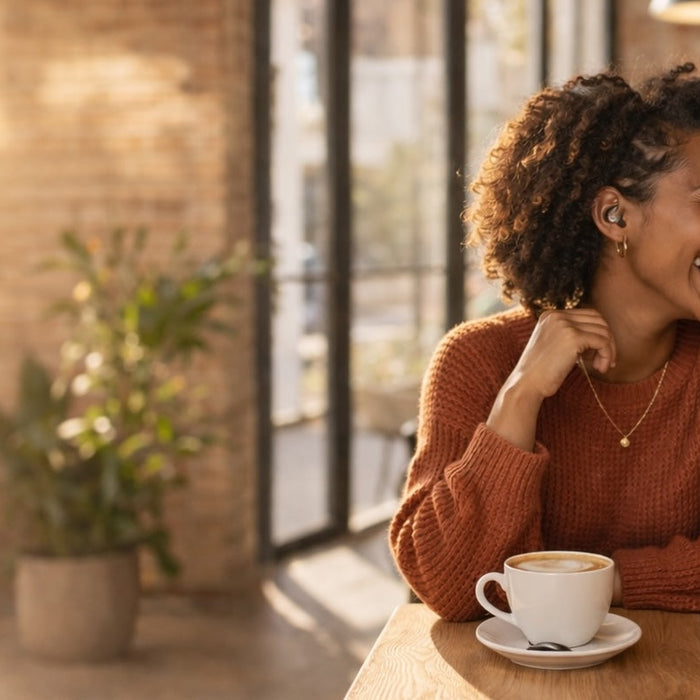 catching up over coffee